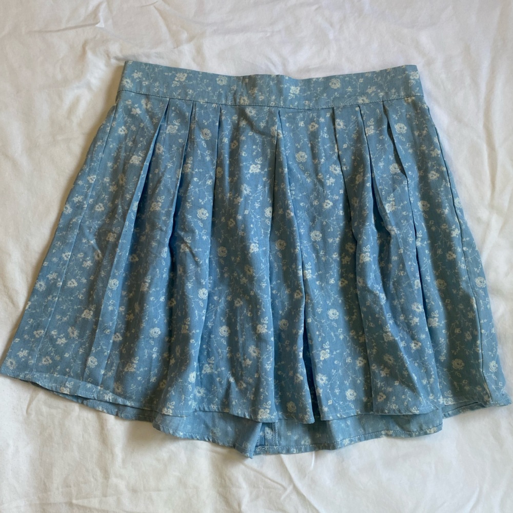 Floral Mini Skirt Size Medium